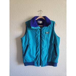 Vintage L.L Bean Women's Insulated Teal Vest-  Lg